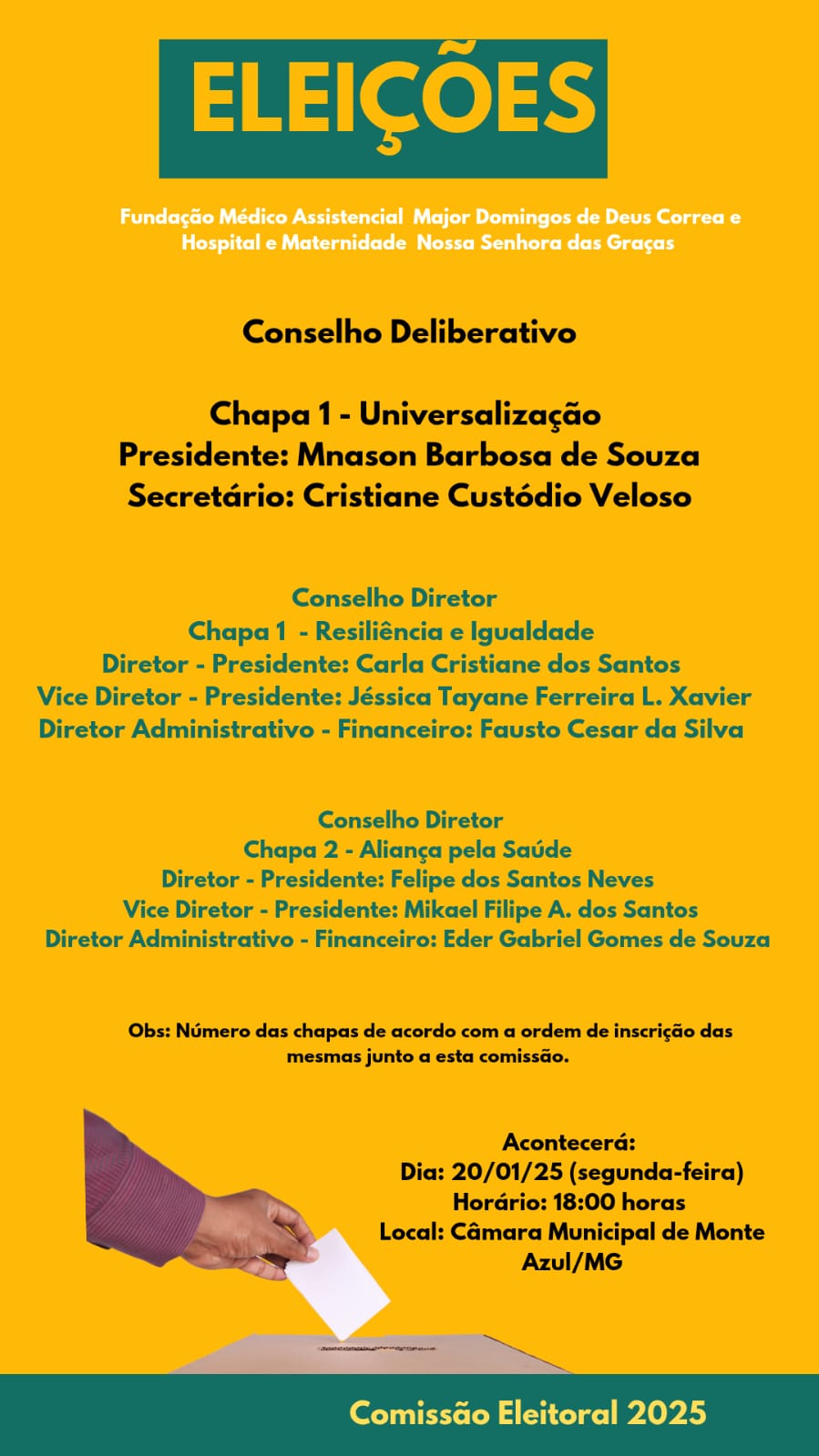 Eleições - Conselho Deliberativo